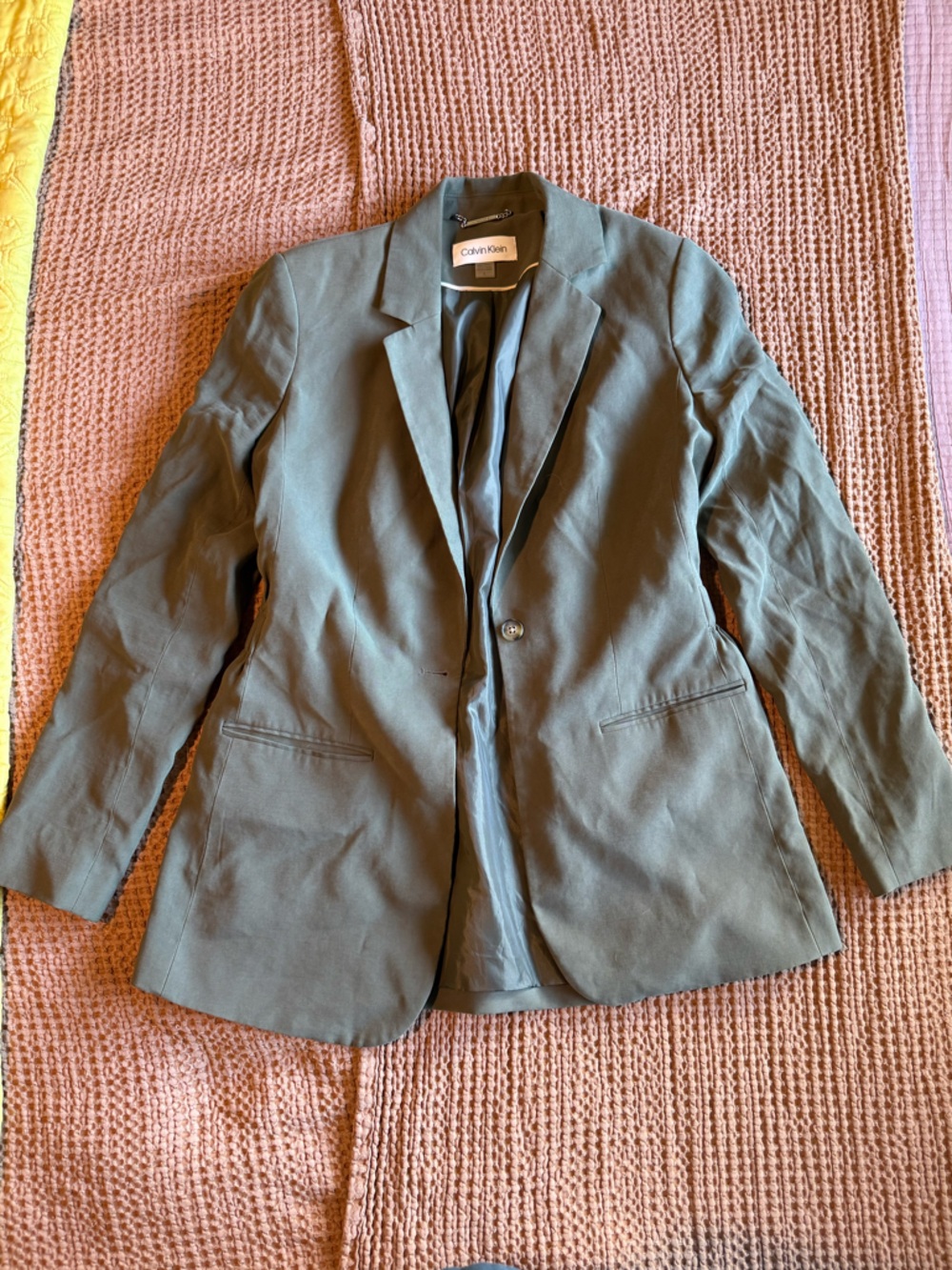 Calvin Klein Olive Green Blazer